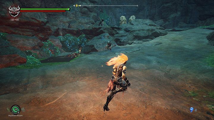 After a short cut-scene you will be attacked by small creatures that are able to throw missiles - Hollows - Catacombs | Darksiders 3 Walkthrough - Walkthrough - Darksiders 3 Guide