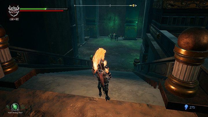 As you go downhill, you have to watch out for an agile and strong opponent - Hollows - Catacombs | Darksiders 3 Walkthrough - Walkthrough - Darksiders 3 Guide