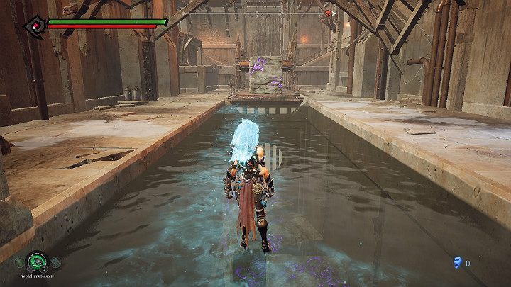 Activate the freezing essence and freeze the entire body of water - The Lowlands | Darksiders 3 Walkthrough - Walkthrough - Darksiders 3 Guide