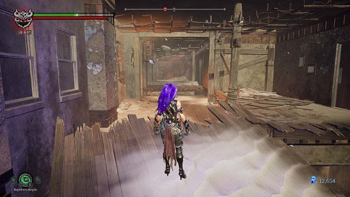 At the end of this corridor there is an exit to the outside - The Lowlands | Darksiders 3 Walkthrough - Walkthrough - Darksiders 3 Guide