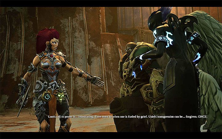 In the second phase of the battle, avoid attacking Usiel (he has a separate health bar) and focus solely on damaging Lust - List of trophies in Darksiders 3 - Trophies - Darksiders 3 Guide