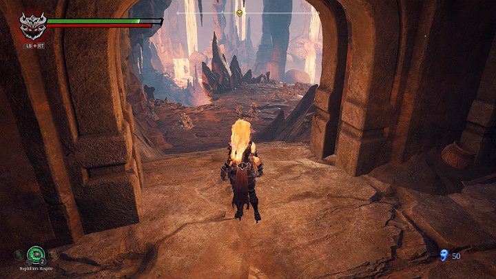 Look around well before you leave the room - Hollows | Darksiders 3 Walkthrough - Walkthrough - Darksiders 3 Guide