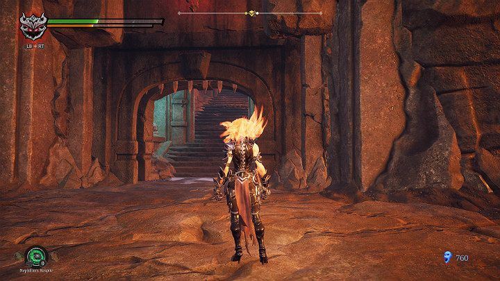 After you kill your opponent, the gates to the top level of the location will get opened for you - Hollows | Darksiders 3 Walkthrough - Walkthrough - Darksiders 3 Guide