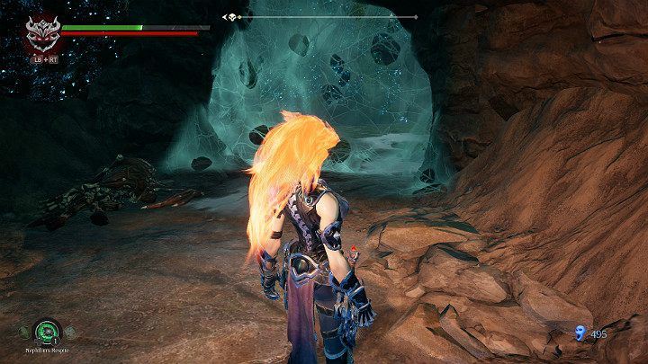 Burn another cobweb and go forward - Nether part 2 | Darksiders 3 Walkthrough - Walkthrough - Darksiders 3 Guide