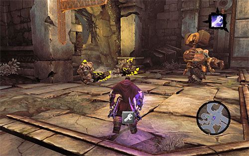 Return to the area with the door that has been locked so far - Wake up the Keeper (2) - The Heart of the Mountain - Darksiders II - Game Guide and Walkthrough