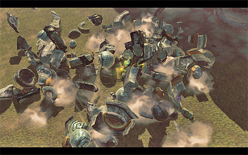 Just like during the first phase of the battle, you wont get the chance to destroy the fragment at the first try - Boss 7 - The Guardian - The Heart of the Mountain - Darksiders II - Game Guide and Walkthrough