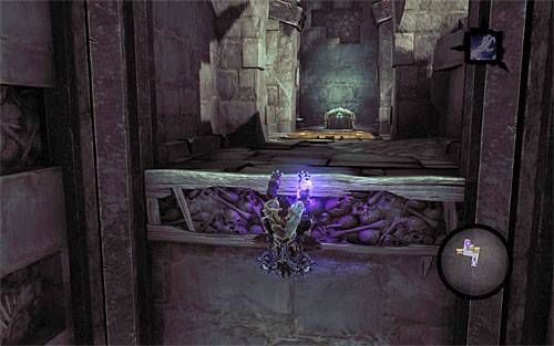 Start moving up now, by using one more catch on your way - Find the Eternal Throne (1) - The Lord of Bones - Darksiders II - Game Guide and Walkthrough