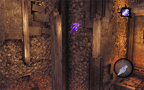 On the pole, turn around so that you could jump over to the last pole, shown on the above screen - Resurrect Phariseer (2) - Phariseer - Darksiders II - Game Guide and Walkthrough
