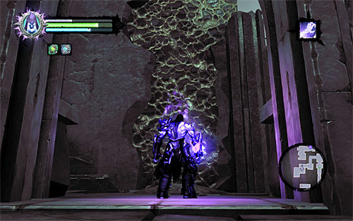 Stay in the southern part of the location and find the creeper shown in the above screenshot - Explore the City of the Dead - return to the western part - The City of the Dead - Darksiders II - Game Guide and Walkthrough