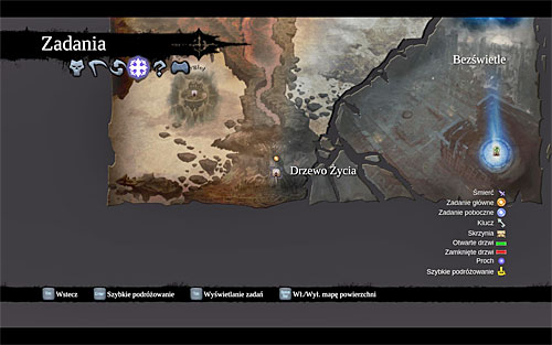Since the arena you've just fought the Archon is completely cut off from the rest of the world, use Fast Travel to get out of there - Return to the Crowfather - Stains of Heresy - Darksiders II - Game Guide and Walkthrough