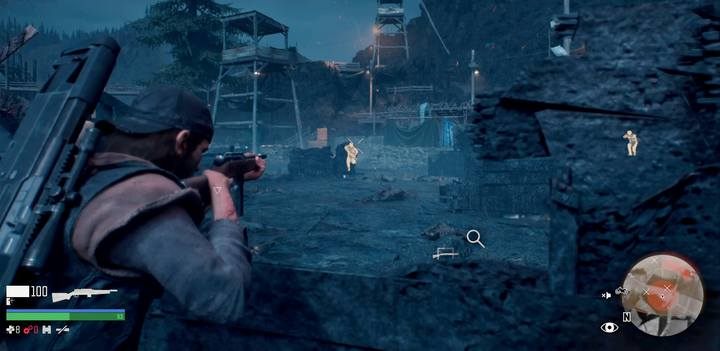 Hide behind shields and take your time with the elimination of enemies - Days Gone: Race against time - walkthrough - Main storyline - Days Gone Guide
