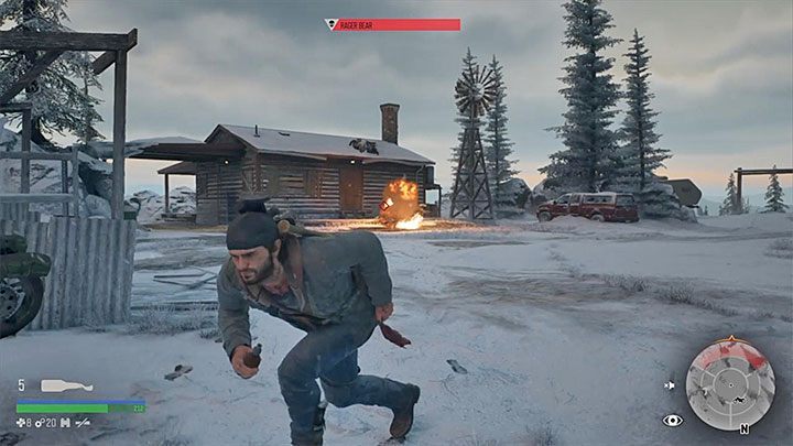 In general, the strategy that has to be implemented when fighting Rager Bear is similar to the one you had to use when fighting the creature at the gas station - Days Gone: Bear boss in Lots of Sick People - how to kill? - FAQ - Days Gone Guide