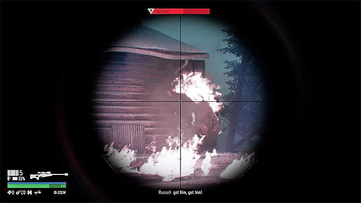 Before youre spotted by the bear, you can optionally prepare yourself for the upcoming battle - Days Gone: Bear boss in Lots of Sick People - how to kill? - FAQ - Days Gone Guide