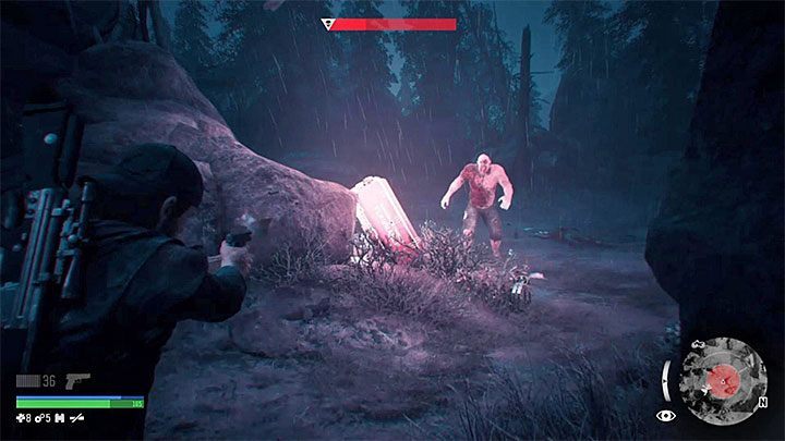Only after the boss releases himself from the trap - run away in any possible direction - Days Gone: Breaker boss, Play All Night mission - how to kill? - FAQ - Days Gone Guide