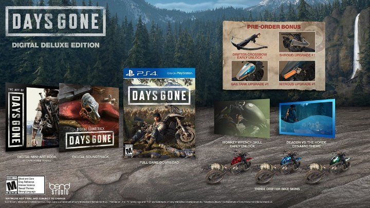 Days Gone Digital Deluxe Edition contains - Days Gone Guide