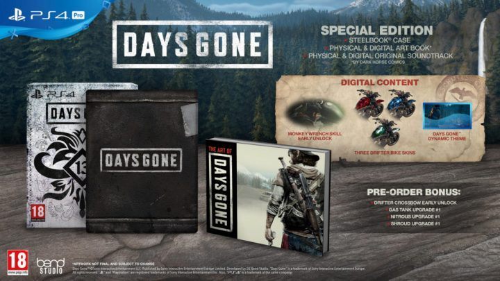 Days Gone Special Edition contains - Days Gone Guide