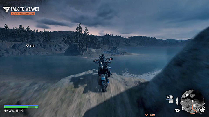NERO Research Site is located on the Eastern shore behind the water - Highway 97 Map - Important Locations in Days gone - Highway 97 region maps - Days Gone Guide