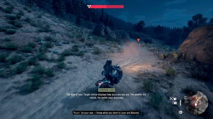 Youre in pursuit again; this time the opponent has more firepower and a tougher bike - Bounty Hunter | Days Gone Walkthrough - Main storyline - Days Gone Guide