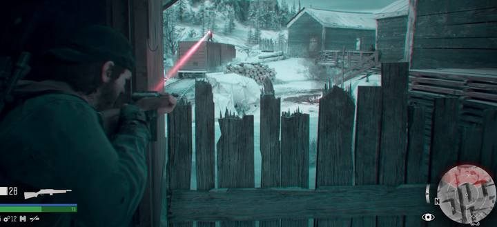 In the back you will find one sniper on the cart. - A Good Soldier | Days Gone Walkthrough - Main storyline - Days Gone Guide