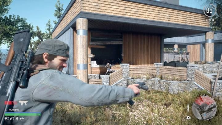 Pay attention to the nearby wall made out of boards after you help Sarah get higher - a small group of Freakers will break through it - Im Never Giving Up | Days Gone Walkthrough - Main storyline - Days Gone Guide