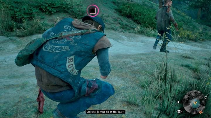 Copeland will teach you how to use Survival Vision to hunt animals - Days Gone: Hes my Brother - walkthrough - Main storyline - Days Gone Guide