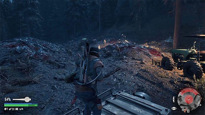 To unlock the trophy, select one of the small hordes traveling the game world, that is, the one that includes only dozens of Freakers - Days Gone: One Down Trophy - how to unlock? Trophy Guide - Trophy Guide - Days Gone Guide