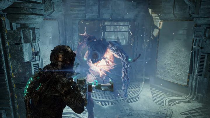 Nachdem Mercers Rede beendet ist, werden Sie erneut vom Jäger angegriffen – Dead Space Remake: Lethal Devotion – Hauptmissionen – Dead Space Remake Guide