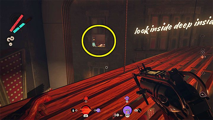 By default, Colt doesn't know what Aleksis looks like - Deathloop: Devouring of the Lambs - walkthrough - Visionary Leads - Deathloop Guide