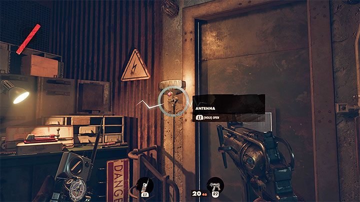 Stairs on the right will lead you to the location with Hackamajig - it's a special gadget for hacking objects from the game world - Deathloop: Colts Prologue, The Longest Day - walkthrough - Prologue - Deathloop Guide
