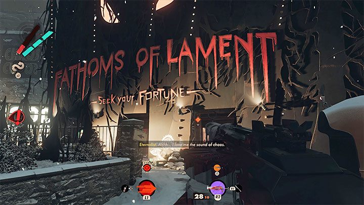 You can play Reward Scheme by visiting the Fathoms of Lament building, which can be found by the district's main road - Deathloop: Super Shifty - walkthrough - The clues of the arsenal - Deathloop Guide