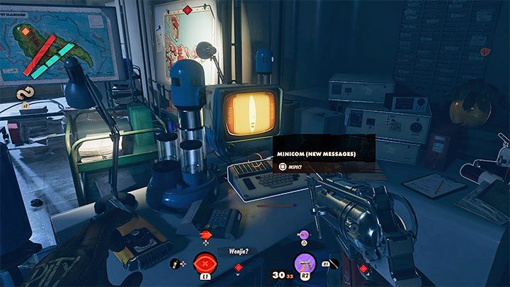 While exploring, you should examine - Deathloop: What Wenijes Want - walkthrough - Visionary Leads - Deathloop Guide