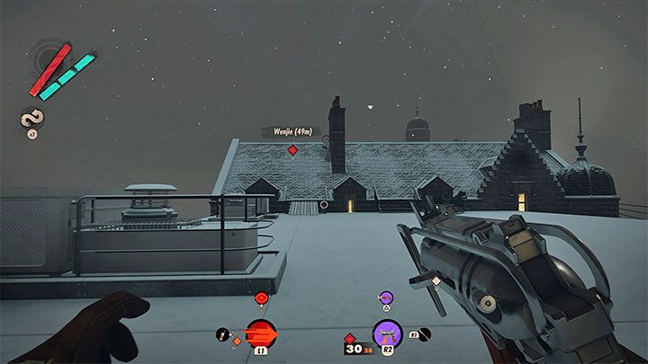 The mission ends once 2-BIT sends the recording - Deathloop: What Wenijes Want - walkthrough - Visionary Leads - Deathloop Guide