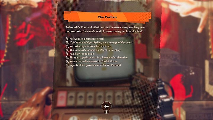 After interacting with the screen, a random question is selected (the order in which the questions are asked isn't predetermined - Deathloop: Yerhva - how to pass the quiz? - FAQ - Deathloop Guide