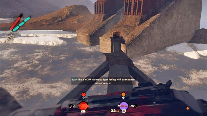 After exiting the tunnels, immediately start sprinting in a relatively straight line - Deathloop: The Wake Up Challenge - where are the crates? - FAQ - Deathloop Guide