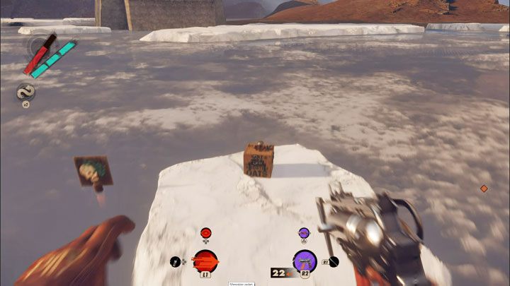 Go left while moving along the cliff - Deathloop: The Wake Up Challenge - where are the crates? - FAQ - Deathloop Guide
