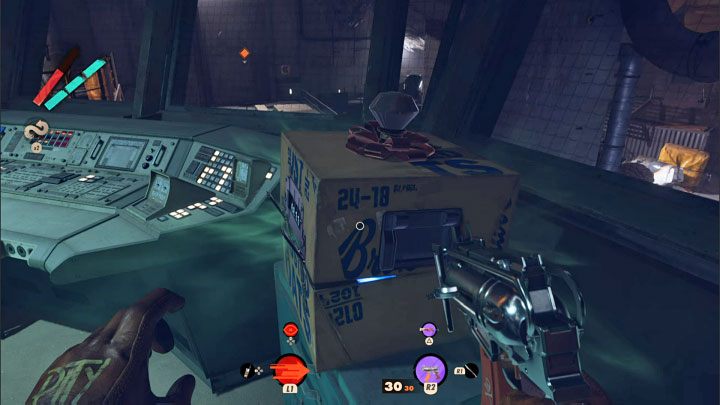 Use the Hackamajig to unlock the side door of the control room - Deathloop: The Wake Up Challenge - where are the crates? - FAQ - Deathloop Guide