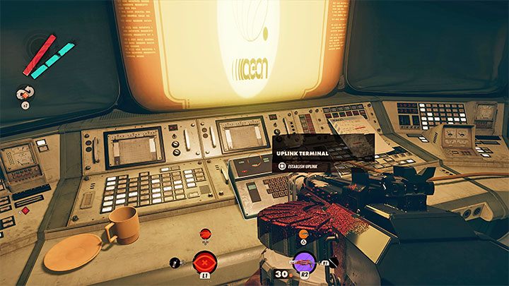 Inside the building, take approach the Uplink terminal - Deathloop: Game Over - trophy, how to get? - Trophy Guide - Deathloop Guide