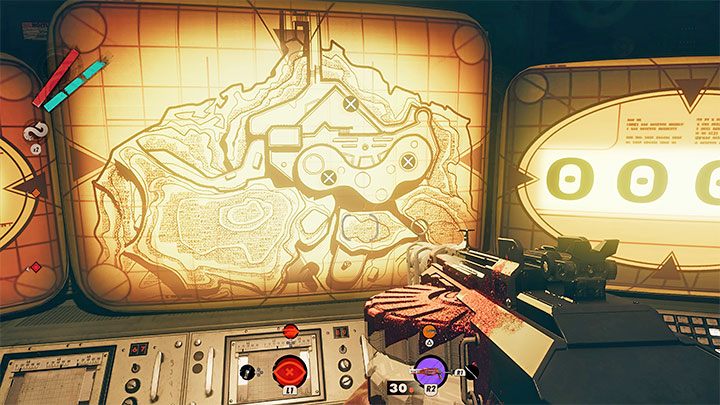 You will receive a message about a failed connection, but the screen will display a map with three X marks symbolizing the objects you will need to find - Deathloop: Game Over - trophy, how to get? - Trophy Guide - Deathloop Guide