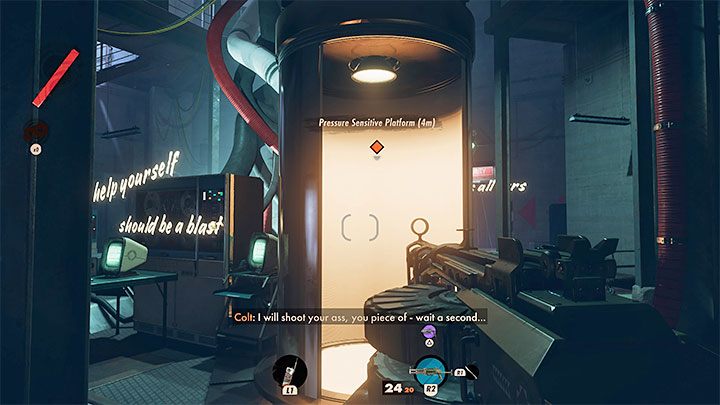 1 - Deathloop: Ubiquity - walkthrough - The clues of the arsenal - Deathloop Guide