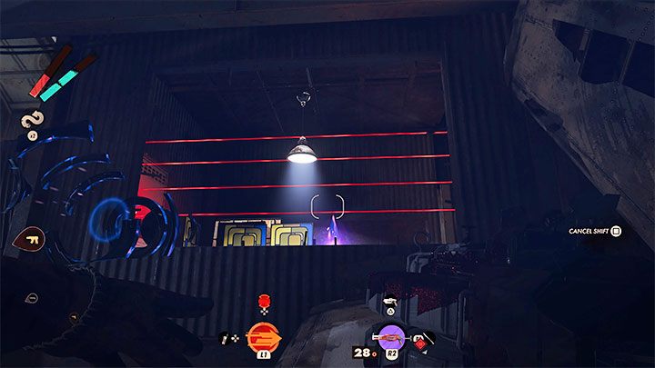 If you prefer to remain unnoticed, then as soon as you reach hangar 2, use Shift - Deathloop: Chaos Theory - walkthrough - Visionary Leads - Deathloop Guide