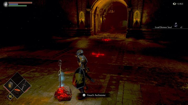 W Demon's Souls Remake there is no such thing as a bonfire, or a form of checkpoints known from at least Dark Souls series - Demons Souls Remake game guide