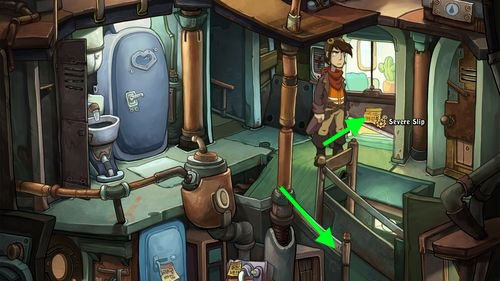 Try to open Door of Tonis Room and Get inside - Pack the suitcase | Part 1 - Kuvaq - Part 1 - Kuvaq - Deponia Game Guide & Walkthrough