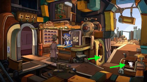 Open two Hatches visible on the right - there are cats inside - Contact Cletus | Part 1 - Kuvaq - Part 1 - Kuvaq - Deponia Game Guide & Walkthrough