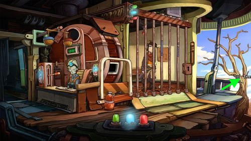You have to break out of jail and find Goal - Contact Cletus | Part 1 - Kuvaq - Part 1 - Kuvaq - Deponia Game Guide & Walkthrough