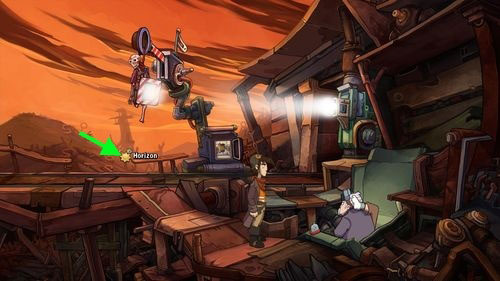 Return to Dock and ask him how can man calm down a little (Doc, I am too fidgety) - Place Goal in the mine cart | Part 2 - Junk Mine - Part 2 - Junk Mine - Deponia Game Guide & Walkthrough