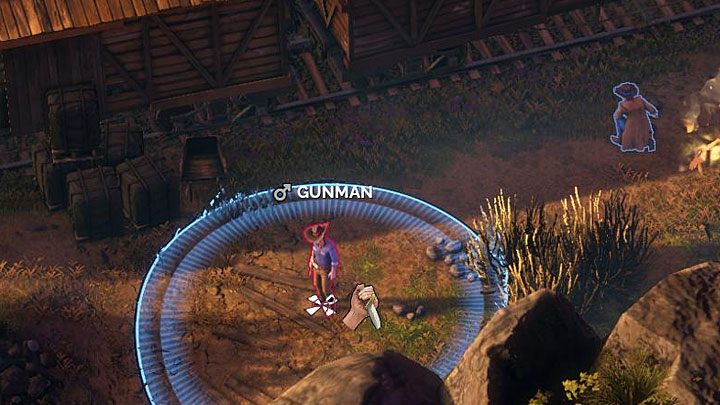 You start the mission in the eastern end of the map (M2,1), right after exiting the last car - Desperados 3: Save McCoy - mission 2, walkthrough - Mission 2 - Running Late on Payday - Desperados 3 - game guide