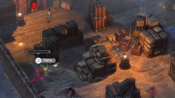 By walking through the roof, your heroes will be in the vicinity of the Storage Yard (M10, 13) - Desperados 3: Reach the office in the warehouse zone - mission 10, walkthrough - Mission 10 - Back Alley Jazz - Desperados 3 - game guide