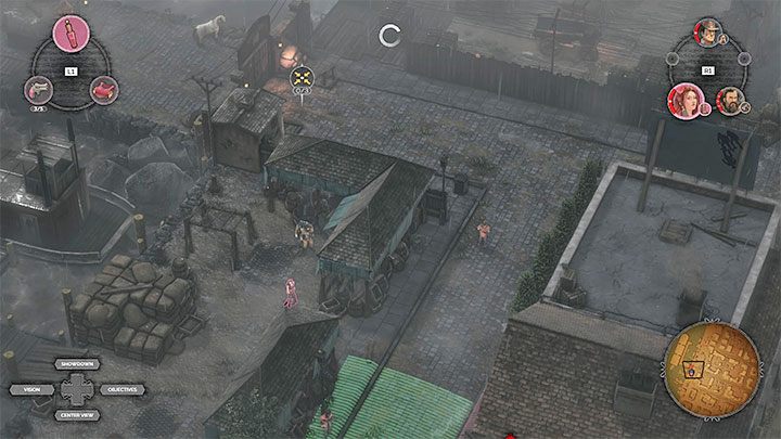 This and the next challenge are mutually exclusive - Desperados 3: Mission 12 - map, badges - Mission 12 - Dirt and Blood - Desperados 3 Guide