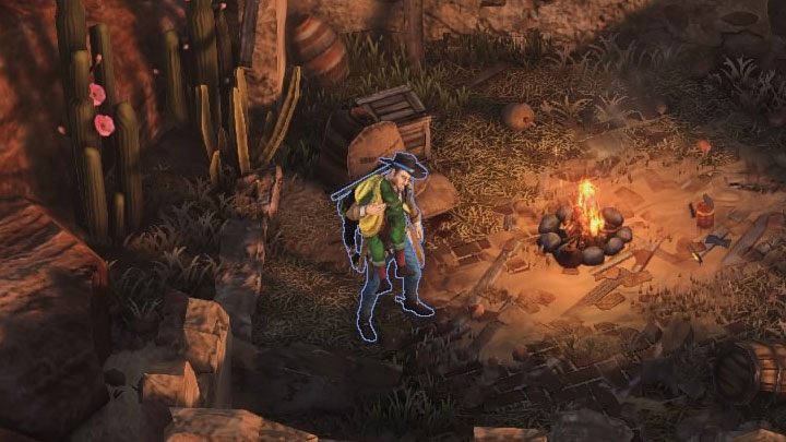 This Badge can be easily unlocked during the first attempt to complete this mission - Desperados 3: Mission 14 - map, badges - Mission 14 - The Wages of Pain - Desperados 3 Guide