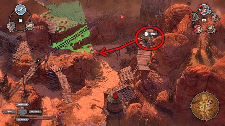 Keep moving north - Desperados 3: Reach the cemetery gate - mission 16, walkthrough - Mission 16 - The Old and The New - Desperados 3 - game guide